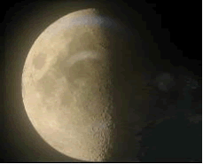 Luna visibile al 52%